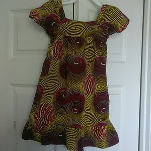 African print dress